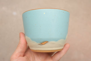 Sky Blue 12 oz Latte Cup 025