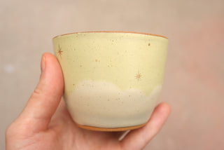 Pre-Order: Lemon Basil 6 oz Cappuccino Cup 'Crescent Moon'