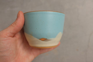 Sky Blue 6 oz Cappuccino Cup