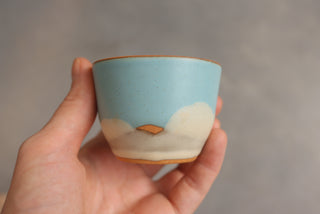 2 oz Sky Blue Espresso Cup