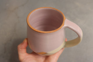 16 oz Pale Lilac Wheel Thrown Mug
