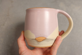 16 oz Pale Lilac Wheel Thrown Mug