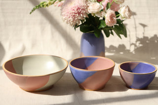 Shown with Everything Bowl (Left) Cereal Bowl (Center) and Ice Cream Bowl (Right)