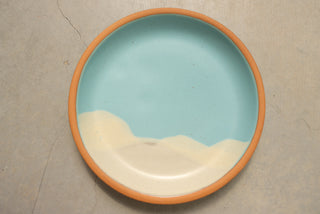 Discounted Seconds: Sky Blue 8" Salad Plate