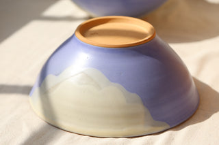 French Blue Serving Bowl 1