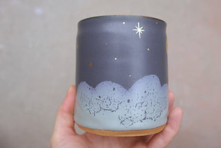 Nautical Twilight Wheel Thrown Presidio Mug 100