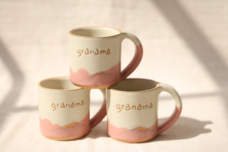 Discounted with Character: 12 oz Classic Mama and Grandma Mugs