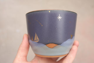 Nautical Twilight 12 oz Latte Cup 128