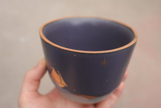 Nautical Twilight 12 oz Latte Cup 129