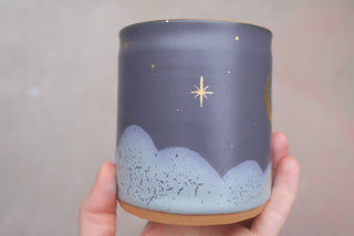Nautical Twilight Wheel Thrown Presidio Mug 130
