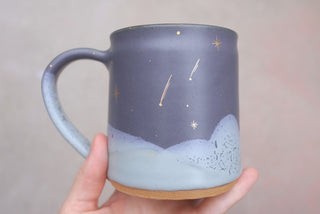 Nautical Twilight Wheel Thrown Presidio Mug 130