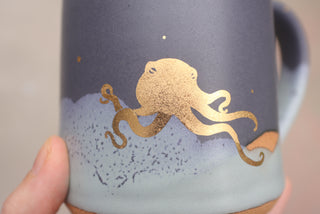 Nautical Twilight Wheel Thrown Presidio Mug 131