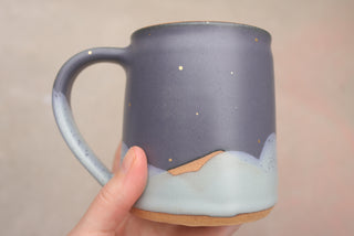 Nautical Twilight Wheel Thrown Presidio Mug 131
