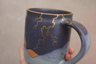Nautical Twilight Wheel Thrown Presidio Mug 132