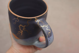 Nautical Twilight Wheel Thrown Presidio Mug 132