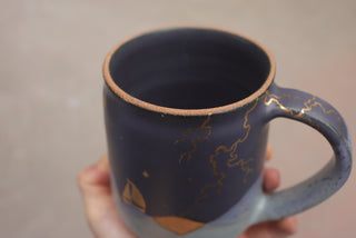 Nautical Twilight Wheel Thrown Presidio Mug 132